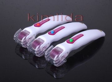 540 Needles Dns Derma Roller Anti Aging , 0.5 Mm - 1.5 Mm Led Derma Roller Microneedle