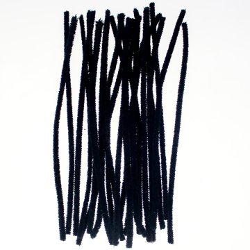Black Hand craft Chenille Stem for kids DIY