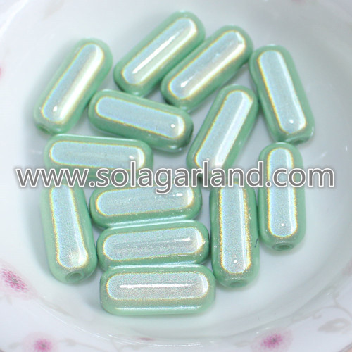 7 * 16,5MM Ακρυλικές πλαστικές κάψουλες Σχήμα Miracle Tube Beads