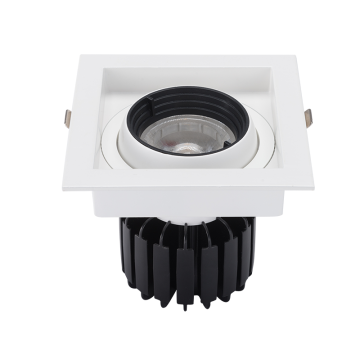 Flicker-Free LED COB Downlights: 8-35W, CRI80/90/97, Anti-Glare, 5-Year Warranty