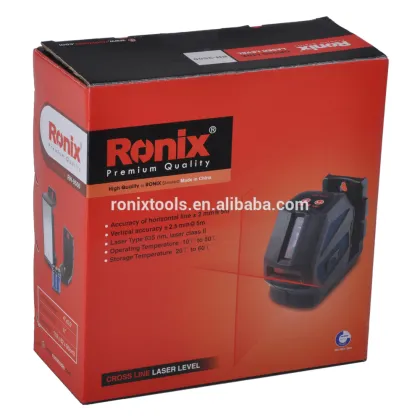 RONIX High Precision Automatic leveling CROSS LINE LASER LEVEL RH-9500
CROSS LINE LASER LEVEL – RH-9500
 