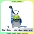 Compact Multi-Function Garden Hose Reel Kit