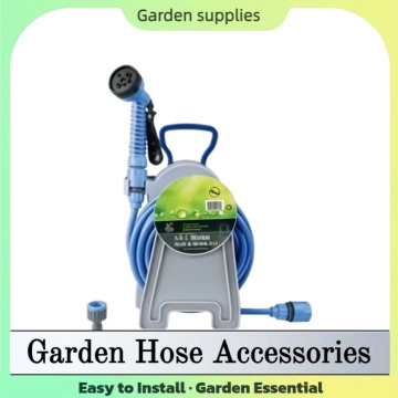 Compact Multi-Function Garden Hose Reel Kit