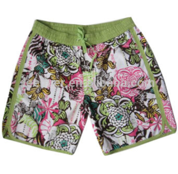 Lightweight Beach/Swim Board Shorts for Men with Elastic Waist