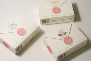 custom fancy soap packaging box for display