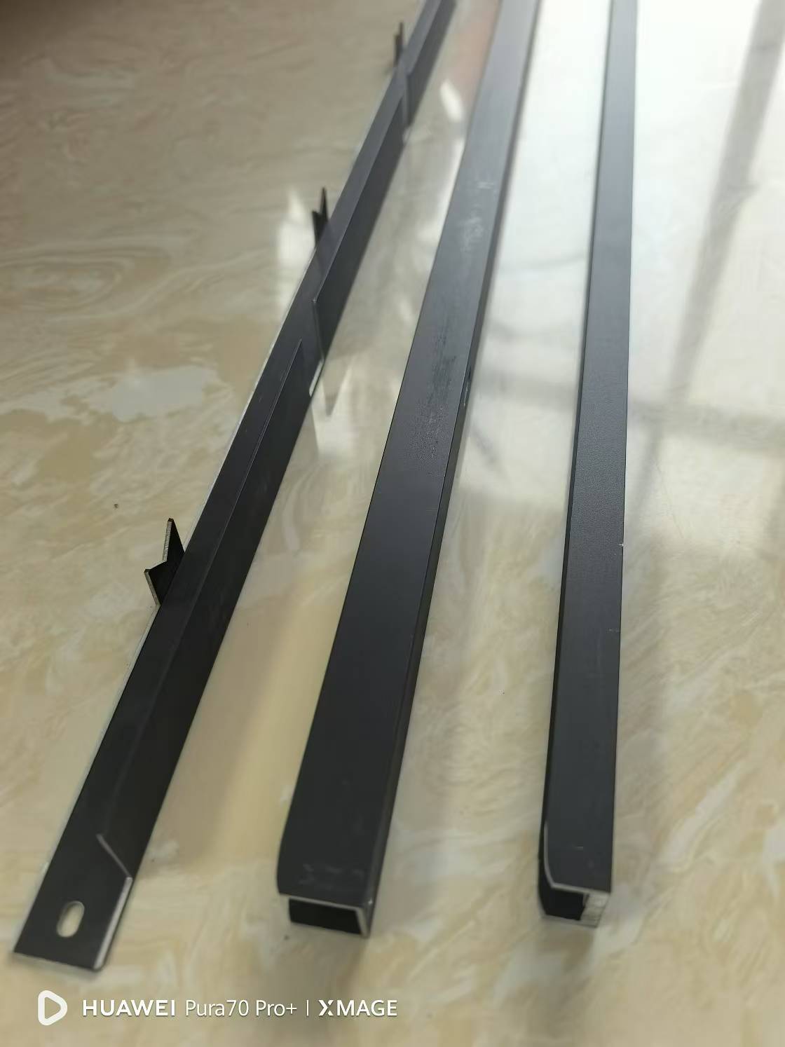 Aluminum alloy black anodized profies