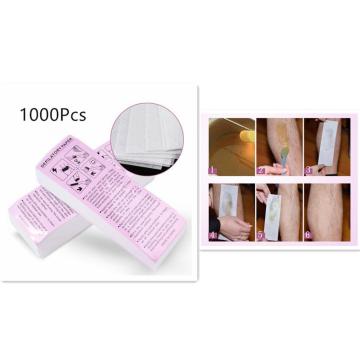 1000 Pcs Hair Removal Tool Depilatory Paper Nonwoven Epilator Women Hair Removal Wax Strips Pad Shaving Waxing Smooth Legs