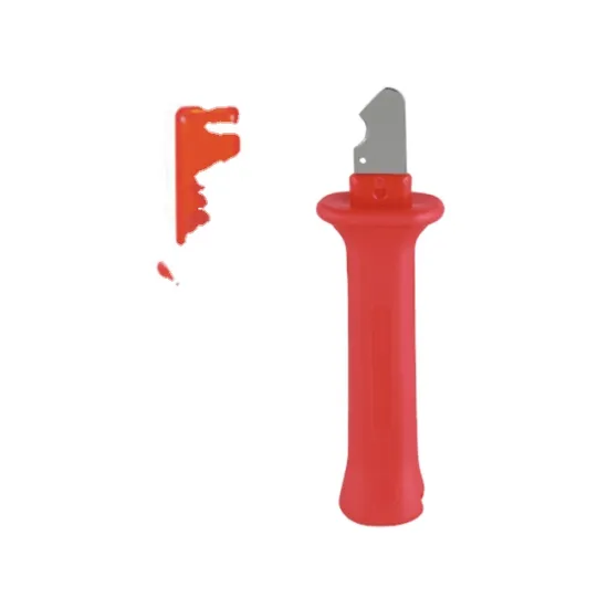 High-Quality 28mm Hook Style Stainless Steel Cable Stripping Knife: Your Ultimate Tool for Precision Cutting