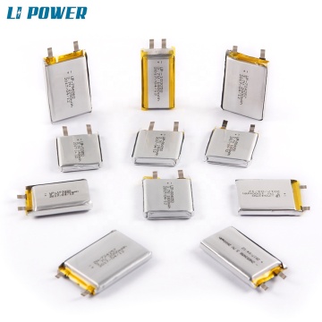 Batería lipo rectangular de alta calidad 1000mAh-3000mAh 3.7V/7.4V Célula de polímero de iones de litio