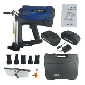 20V Li-Ion 2.0Ah Pneumatic Electric Nailer for Wood and Concrete