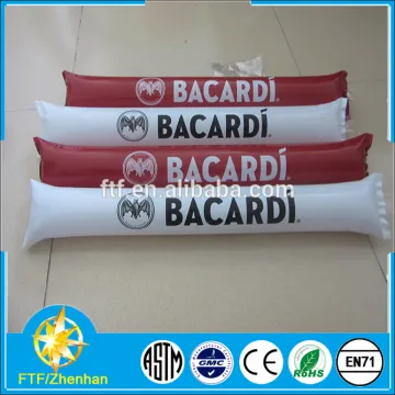 PE Plastic Type and Cheering Stick Type inflatable cheering sticks