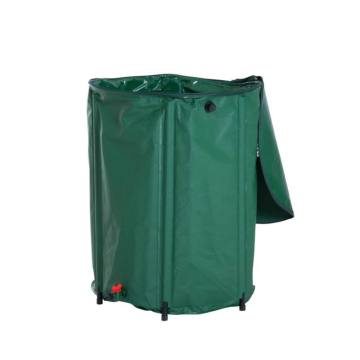 Portable Outdoor Camping Fishing Water Container - Foldable, Plastic PVC Bucket