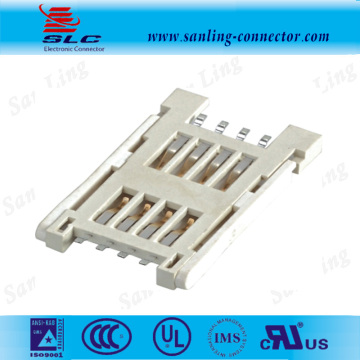 SIM Card 8 Pin Flip Type Without Post