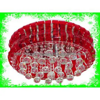 dia550*300mm water-drop string clear acrylic lamp