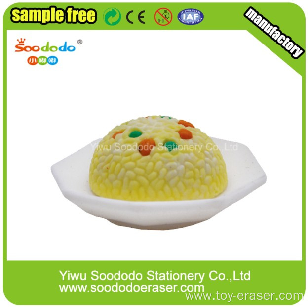 Hot Sell Rice Shaped Gift Eraser