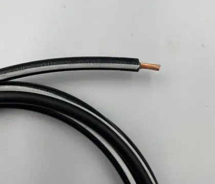 White black electric cable high voltage XLPO wires