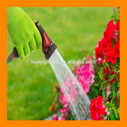 Green Palm Covered Latex Gardening Gloves Specialist Foam Latex on the Palm and Finger Tips for Maximum Dexterity