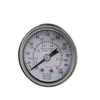 Large Stock of Original Masoneilan 011482-126 Pressure Gauge with 0-100psi Range
