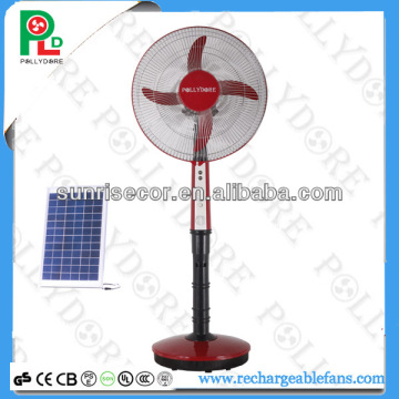 Solar Stand Fan with LED Light Fan ,Rechargeable fan , 3 Speed Fan,pld-31