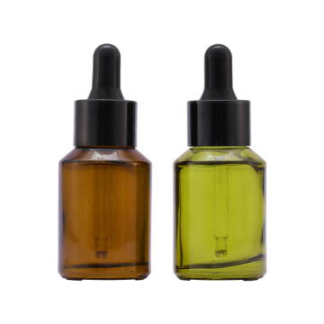Couleur verte Essential Huile Glass Bouteilles Grosses en gros