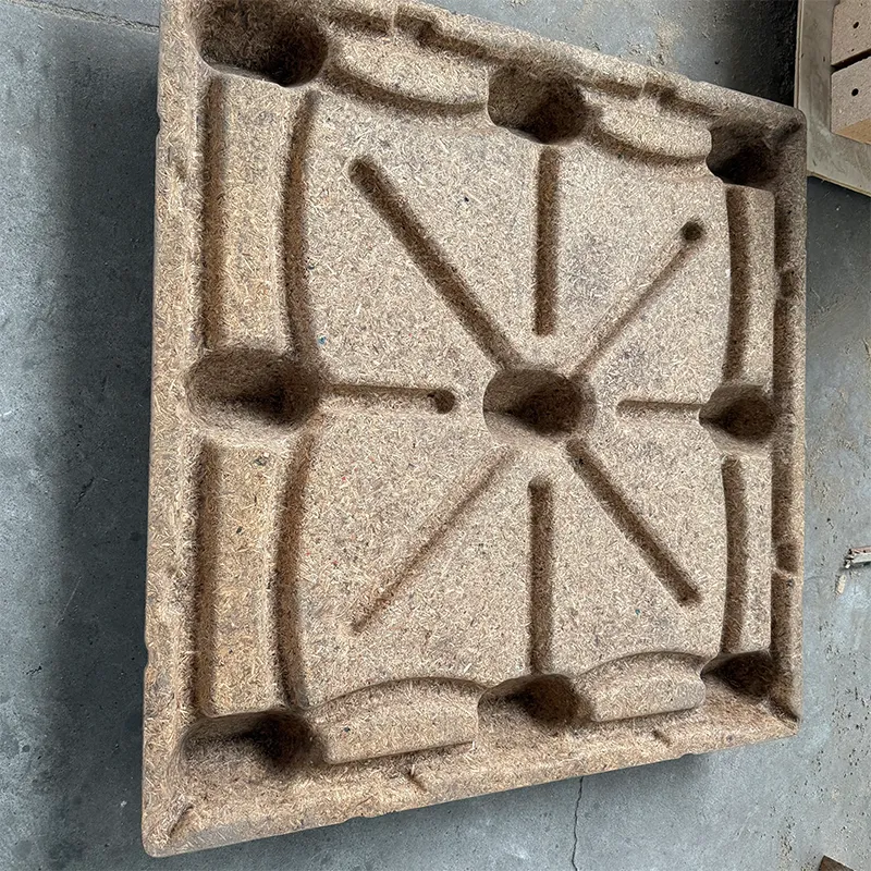 Versatile Compressed Wood Pallet for Forklift and Storage