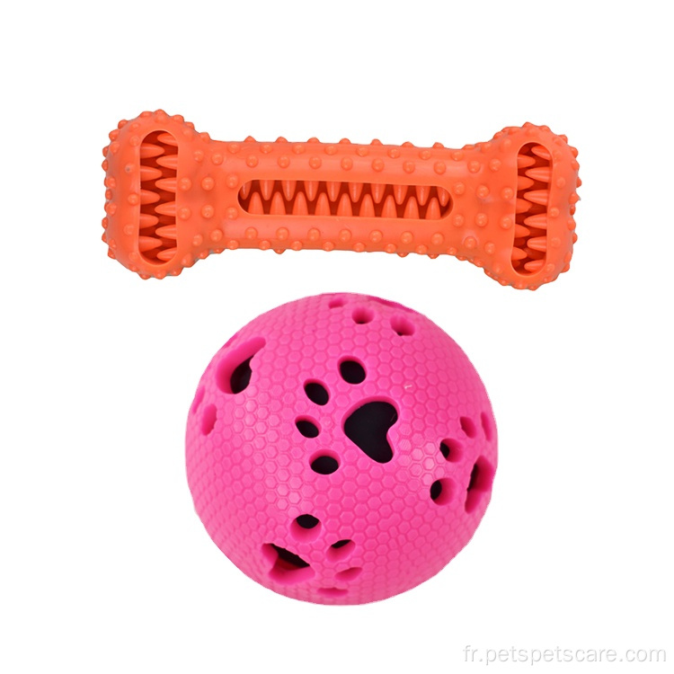 New Dog Toy Treat Ball Tooth Cleaner Chien