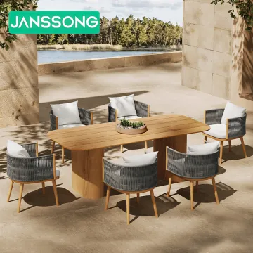 Luxury Teak Outdoor Furniture Set for Hotel Garden Dining