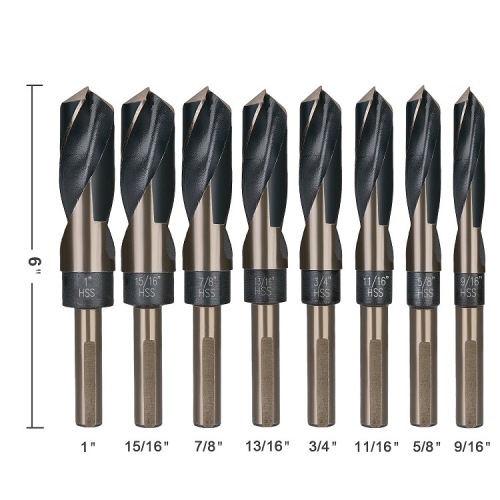 Aluminiumgehäuse mit HSS-Bohrer mit reduziertem Schaft