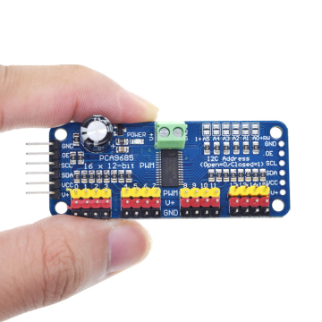 TZT 16-Channel 12-bit PWM/Servo Driver - I2C PCA9685 for Arduino Raspberry Pi