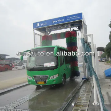 Roll-over bus truck washing