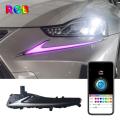 HCMotionz Sequential Turning Signs IS300 IS350 F Светодиодный Dazzle RGB Day Hun Hunge Lights 2017-2020 DRL Furights для Lexus IS250