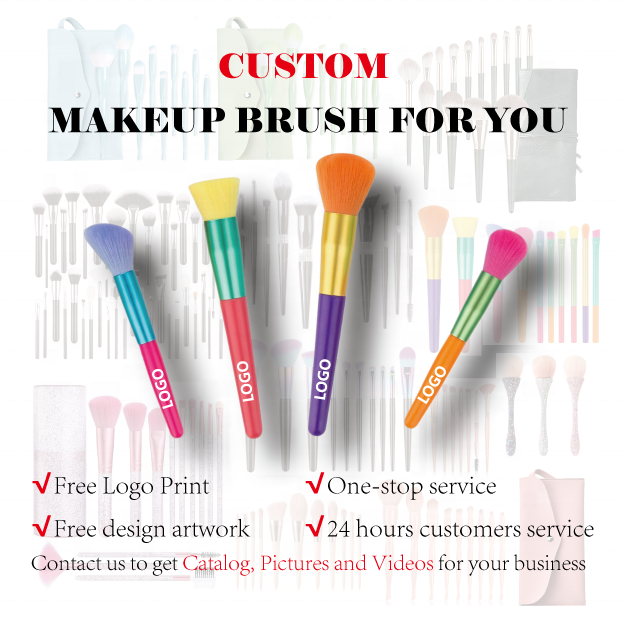 Free Sample Professional Makeup Brushes Single Wooden Handle Double Headed Portable Cosmetic Brush Double Ended Makeup Brush4 Png