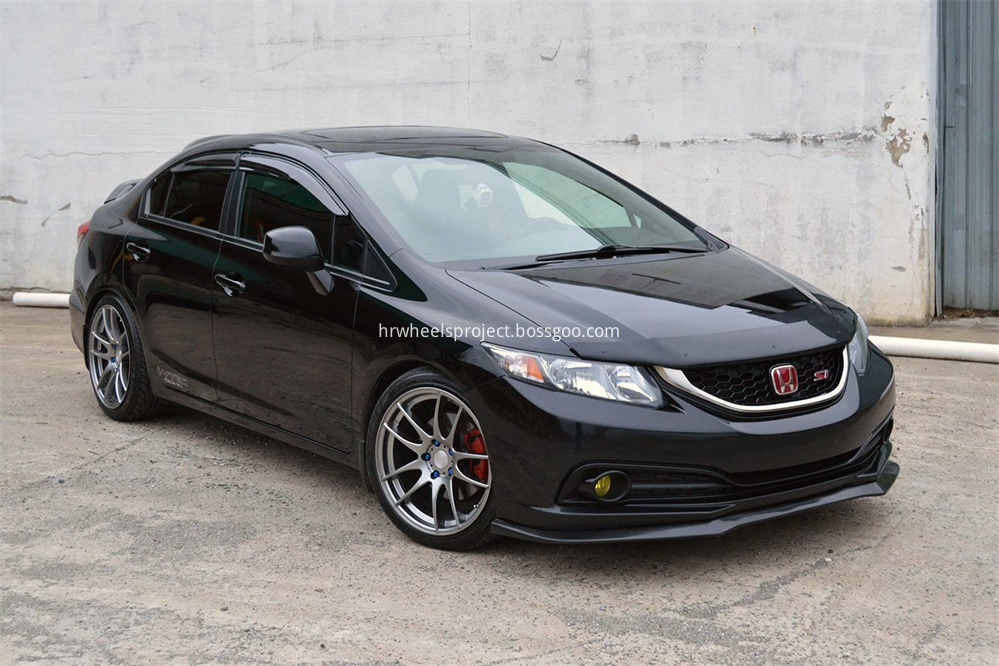 H R Tech Wheels Hr032 Hyper Black Honda