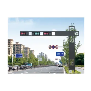 Galvanized steel traffic signal lighting pole