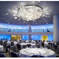 Customizable hotel lobby crystal chandeliers