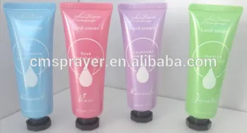 Soft touch plastic PE cosmetic tube,white tube sample packaging