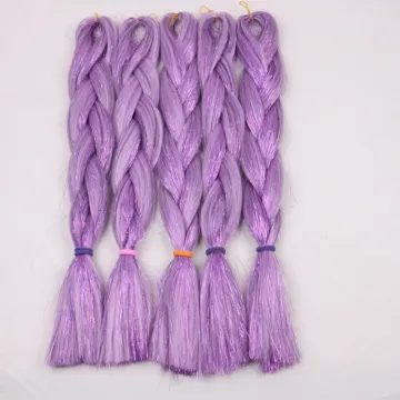 200pcs STOCK 24inch 100g hair tinsel mix synthetic jumbo braids braiding hair extensions