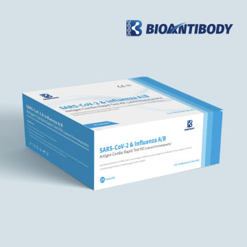 Kit de prueba rápida de antígeno SARS-Cov-2 e influenza A/B (cromatografía lateral)