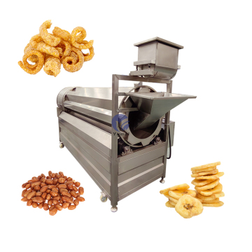 Plantain Chips Seasoning and Flavoring Machine with Spraying System