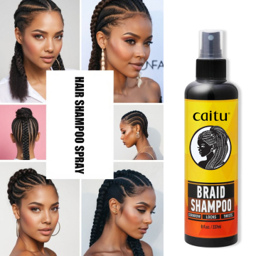 Mint Extract Rinse-free Braid Shampoo for Clean Scalp and Shiny Locks