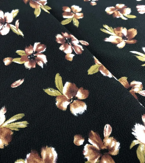 satin chiffon bubble water wall viscose spandex fabric