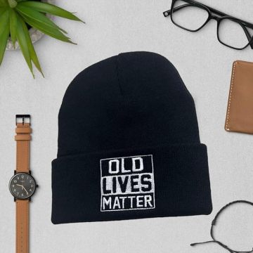 Trendy Men's Flanged Brimless Hat