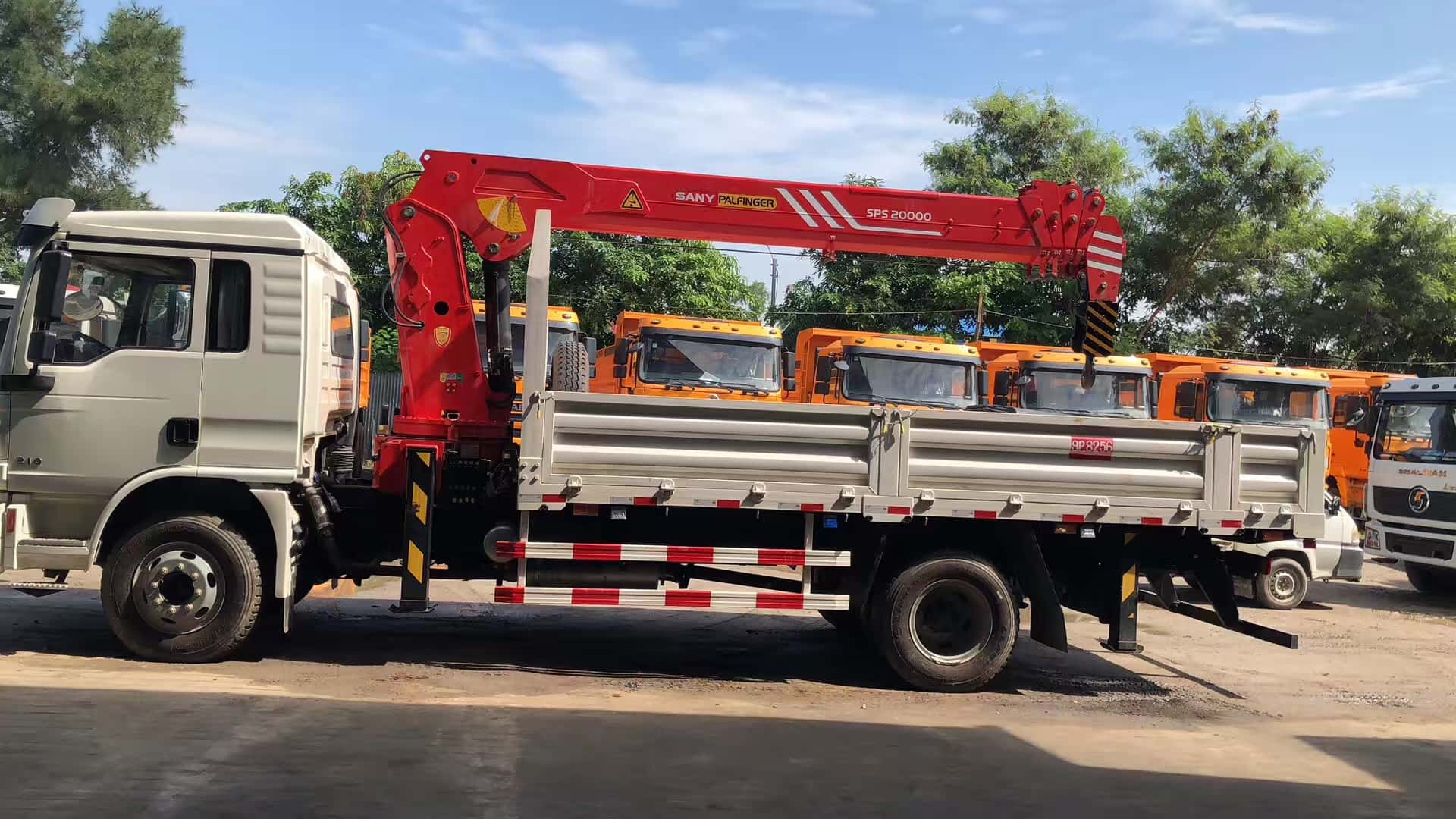 2 axles 190hp Shacman crane transport truck