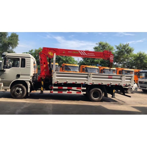 Shacman montado en un camión de transporte de grúas de 10t