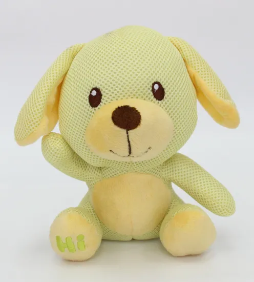 Custom plush toy manufacturer plush stuffed toys with new material mesh fabric
