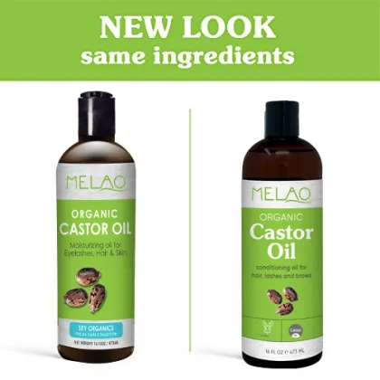 Castor Oil 100% Liquid Raw Organic Hair Growth