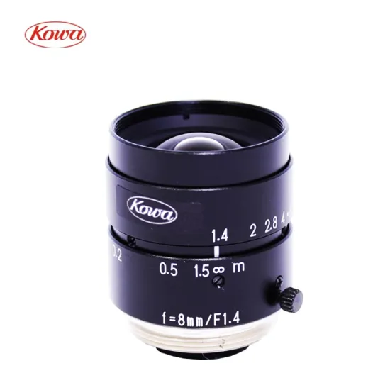 KOWA LM8JC 8mm C-Mount Machine Vision Lens: High Resolution, Low Distortion Industrial Camera Lens