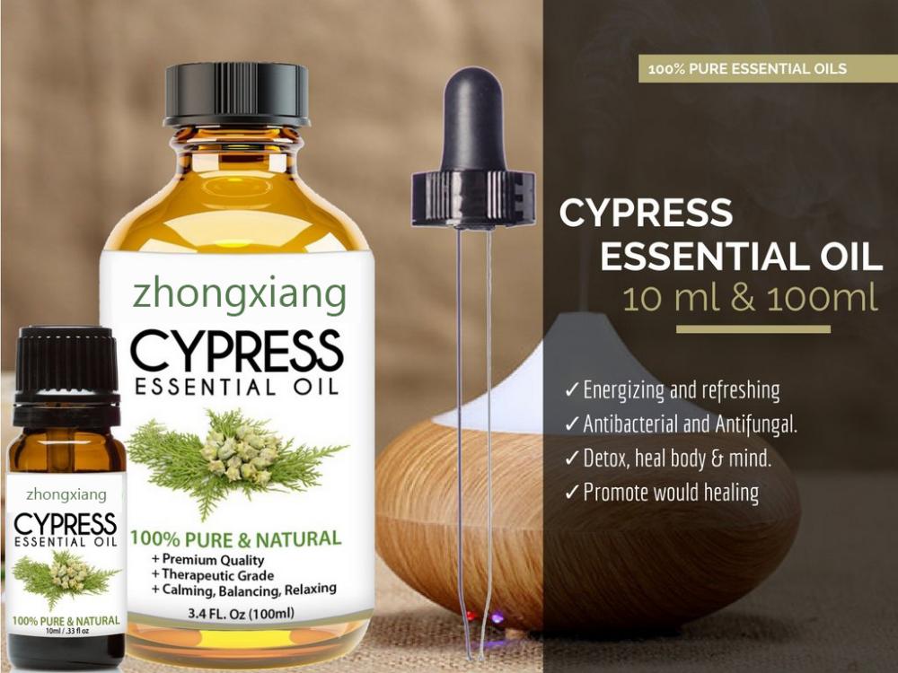 Private Label Cypress Huile Essentielle NATUREL NON DILUE