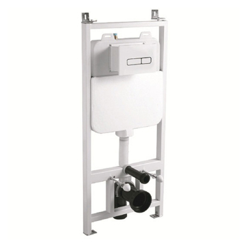 European CE Wall Hung Toilet - White Wall Mounted Water Closet with Concealed Cistern Tank