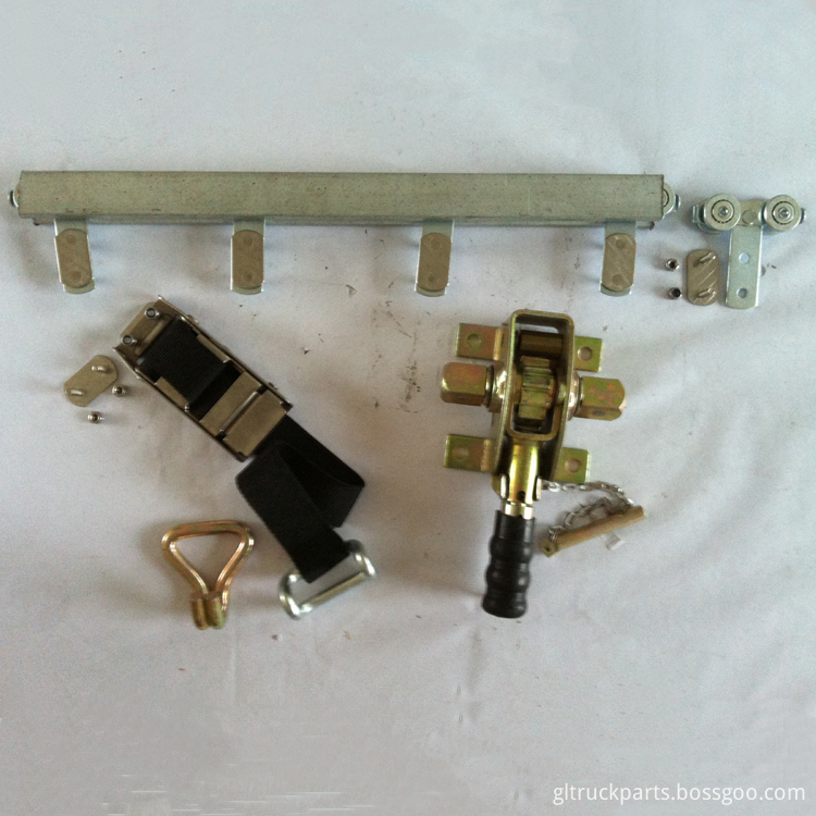 Curtainsider Van Body Parts Hardware with Rail Track,Strap Buckle,Roller Ratchet Buckle and so on 